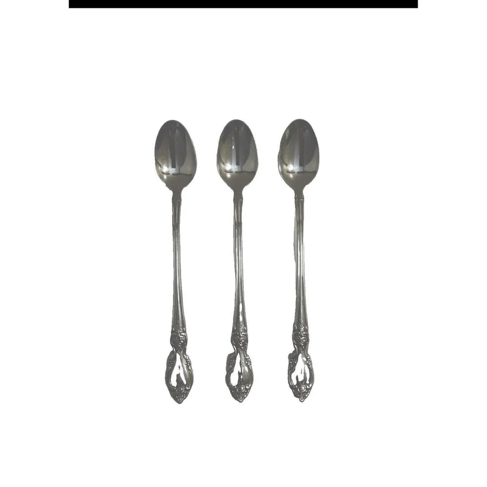 Oneida Community Viola-Viola Iced Tea Spoons 7.25